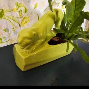 Mcm panther lamp planter